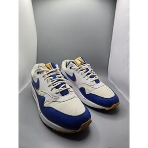 Nike Air Max 1 Windbreaker White Blue University Gold AO1021-102 Men's Size 10.5